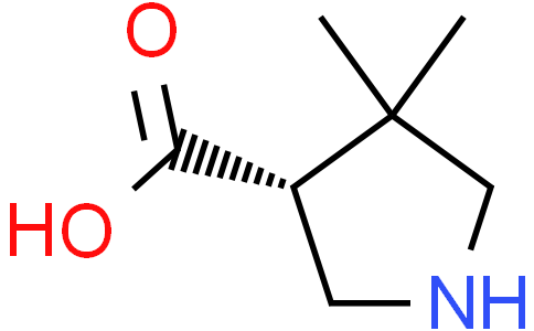 (3R)-4,4-dimethylpyrrolidine-3-carboxylic acid