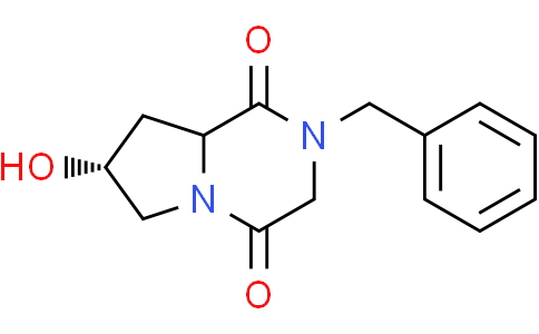 (7R,8aS)-2-benzyl-7-hydroxy-6,7,8,8a-tetrahydro-3H-pyrrolo[1,2-a]pyrazine-1,4-dione