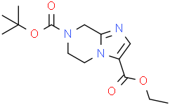 7-(叔丁基) 3-乙基 5，6-二氢咪唑并[1，2-a]吡嗪-3，7(8H)-二羧酸酯
