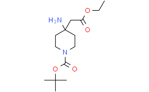tert-butyl 4-amino-4-(2-ethoxy-2-oxo-ethyl)piperidine-1-carboxylate