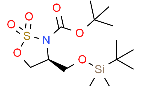 tert-butyl (4S)-4-[[tert-butyl(dimethyl)silyl]oxymethyl]-2,2-dioxo-oxathiazolidine-3-carboxylate