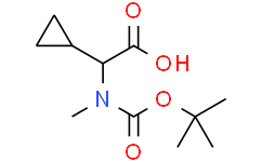 2-[tert-butoxycarbonyl(methyl)amino]-2-cyclopropyl-acetic acid