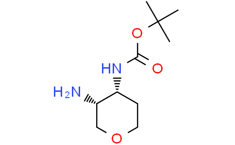 tert-butyl N-[(3R,4R)-3-aminotetrahydropyran-4-yl]carbamate