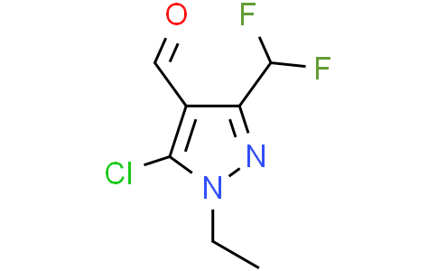 5-chloro-3-(difluoromethyl)-1-ethyl-1H-pyrazole-4-carbaldehyde