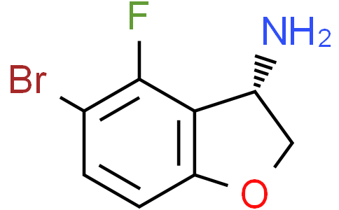 (3S)-5-bromo-4-fluoro-2,3-dihydrobenzofuran-3-amine