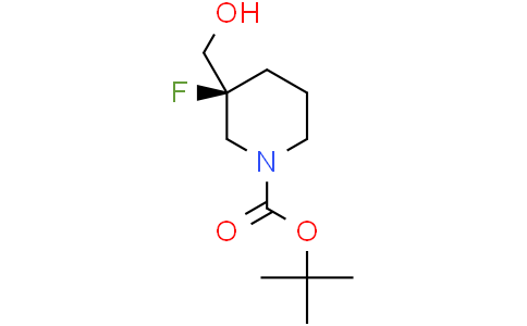 tert-butyl (3S)-3-fluoro-3-(hydroxymethyl)piperidine-1-carboxylate