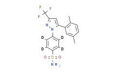 4-(5-(2,5-Dimethylphenyl)-3-(trifluoromethyl)-1H-pyrazol-1-yl)benzenesulfonamide-d4