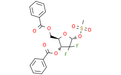 2,2-二氟-1-甲磺酰氧基-2-脱氧核糖-3,5-二苯甲酸酯