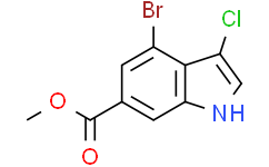 methyl 4-bromo-3-chloro-1H-indole-6-carboxylate