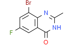 8-溴-6-氟-2-甲基喹唑啉-4(3H)-酮