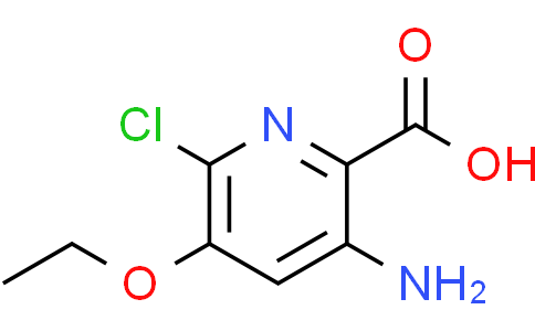 3-amino-6-chloro-5-ethoxy-pyridine-2-carboxylic acid