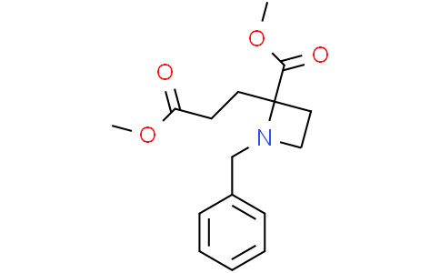 methyl 1-benzyl-2-(3-methoxy-3-oxopropyl)azetidine-2-carboxylate