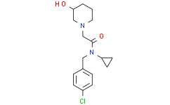 N-(4-氯-苄基)-N-环丙基-2-(3-羟基-哌啶-1-基)-乙酰胺