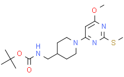 ((1-(6-甲氧基-2-(甲硫基)嘧啶-4-基)哌啶-4-基)甲基)氨基甲酸叔丁酯