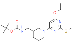 ((1-(6-乙氧基-2-(甲硫基)嘧啶-4-基)哌啶-3-基)甲基)氨基甲酸叔丁酯