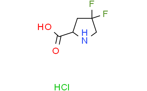 4,4-difluoropyrrolidine-2-carboxylic acid hydrochloride