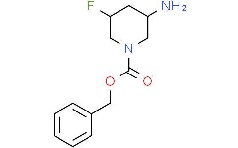 benzyl 3-amino-5-fluoropiperidine-1-carboxylate