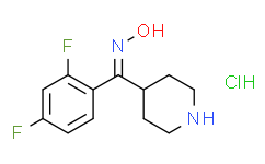 (2，4-二氟苯基)-(4-哌啶基)甲酮肟盐酸盐,98%