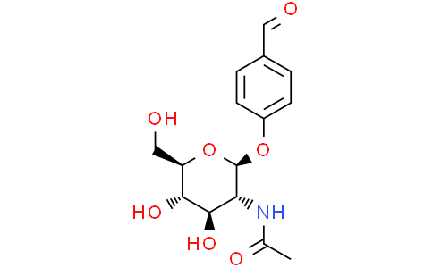 4-Formylphenyl 2-acetamido-2-deoxy-b-D-glucopyranosideCas:135608-48-9