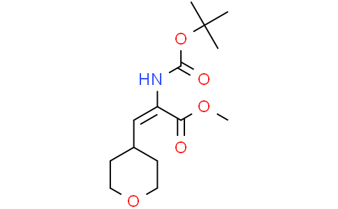 methyl (E)-2-(tert-butoxycarbonylamino)-3-tetrahydropyran-4-yl-prop-2-enoate