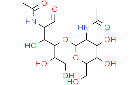 D-Glucose,2-(acetylamino)-4-O-[2-(acetylamino)-2-deoxy-b-D-galactopyranosyl]-2-deoxy-Cas:136198-41-9