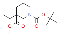 1-Boc-3-乙基哌啶-3-甲酸甲酯,≥95%