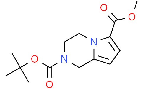 2-tert-butyl 6-methyl 1H,2H,3H,4H-pyrrolo[1,2-a]pyrazine-2,6-dicarboxylate