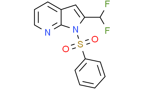 1-(benzenesulfonyl)-2-(difluoromethyl)-1H-pyrrolo[2,3-b]pyridine