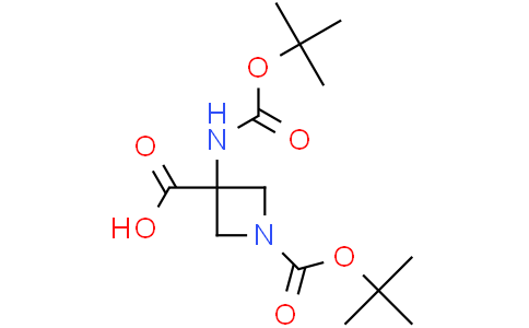 1-[(tert-butoxy)carbonyl]-3-{[(tert-butoxy)carbonyl]amino}azetidine-3-carboxylic acid