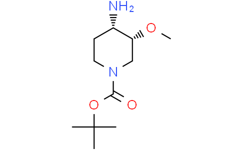 tert-butyl (3R,4S)-4-amino-3-methoxypiperidine-1-carboxylate