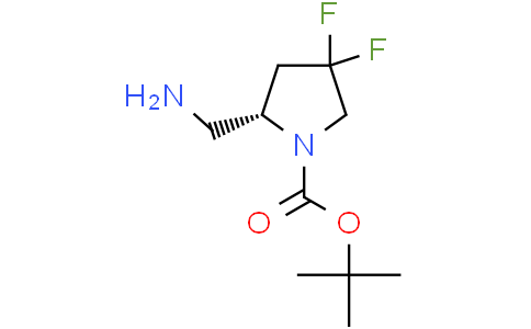 tert-butyl (2S)-2-(aminomethyl)-4,4-difluoro-pyrrolidine-1-carboxylate