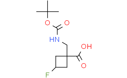 1-({[(tert-butoxy)carbonyl]amino}methyl)-3-fluorocyclobutane-1-carboxylic acid