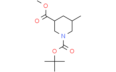 O1-tert-butyl O3-methyl 5-methylpiperidine-1,3-dicarboxylate