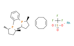 [Alfa Aesar](+)-1,2-双[(2S,5S)-2,5-二甲基膦]苯(1,5-环辛二烯)铑(I)三氟甲基磺酸盐
