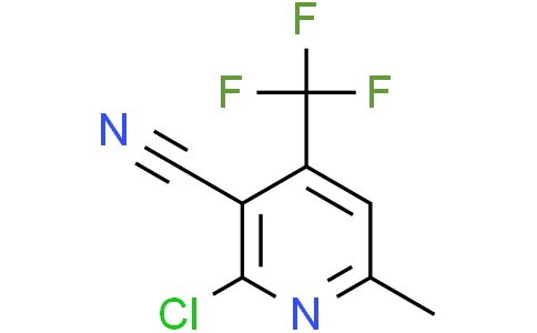 2-chloro-6-methyl-4-(trifluoromethyl)pyridine-3-carbonitrile