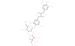 (-)-丁香树脂酚-4-O-Β-D-呋喃芹糖基-(1→2)-Β-D-吡喃葡萄糖苷