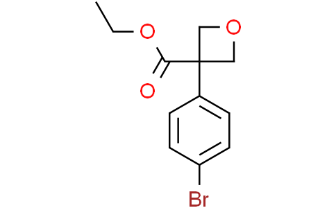ethyl 3-(4-bromophenyl)oxetane-3-carboxylate