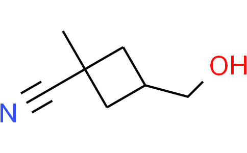 3-(hydroxymethyl)-1-methylcyclobutane-1-carbonitrile