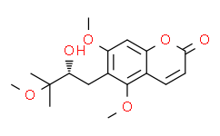 (+)-6-(2-羟基-3-甲氧基-3-甲基丁基)-5,7-二甲氧基香豆素