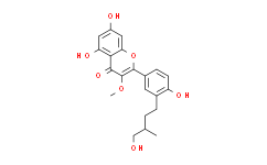 (+)-5，7-二羟基-2-[4-羟基-3-(4-羟基-3-甲基丁基)苯基]-3-甲氧基-4H-1-苯并吡喃-4-酮
