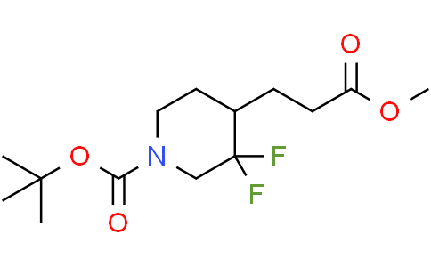 tert-butyl 3,3-difluoro-4-(3-methoxy-3-oxo-propyl)piperidine-1-carboxylate