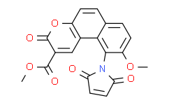 (10-甲基2，5-二氧-2，5-二氢-1H-吡咯-1-基)-9-甲氧基-3-氧代-3H-苯并[f]色烯-2-羧酸,97%