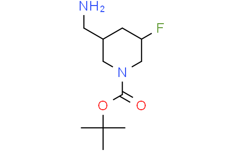 tert-butyl 3-(aminomethyl)-5-fluoropiperidine-1-carboxylate