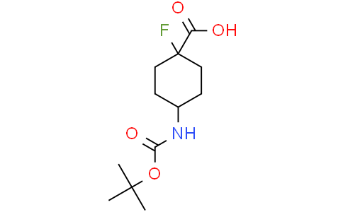 4-(tert-butoxycarbonylamino)-1-fluoro-cyclohexanecarboxylic acid