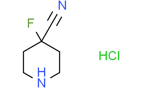4-fluoropiperidine-4-carbonitrile hydrochloride