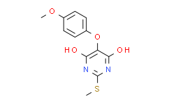 2-(甲硫基)-5-(4-甲氧基苯氧基)嘧啶-4，6-二醇,≥95%
