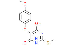 2-(甲硫基)-5-(4-甲氧基苯氧基)嘧啶-4，6-二醇,≥95%