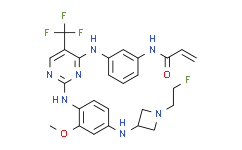 N-[3-[[2-[[4-[[1-(2-氟乙基)-3-氮杂啶]氨基]-2-甲氧基苯基]氨基]-5-(三氟甲基)-4-嘧啶]氨基]苯基]-2-丙酰胺