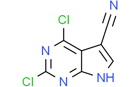 2,4-dichloro-7H-pyrrolo[2,3-d]pyrimidine-5-carbonitrile