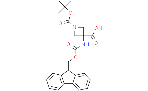 1-[(tert-butoxy)carbonyl]-3-({[(9H-fluoren-9-yl)methoxy]carbonyl}amino)azetidine-3-carboxylic acid